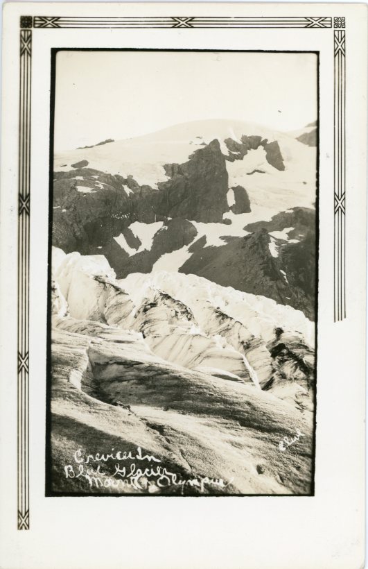 Canada Blue Glacier Karpathos Peak Mount Olympus photocard