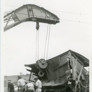 Canada Train Derailment near Ladysmith 1935 photocard