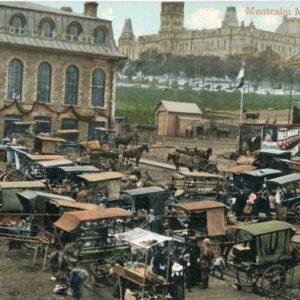 Canada Quebec Montcalm Market and Hotel