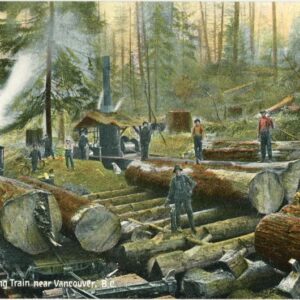 Canada Loading Logging Train ed MacFarlane