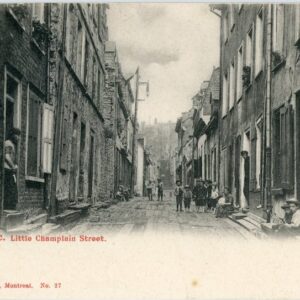 Canada Quebec Little Champlain Street