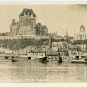 Canada Quebec from River photocard ed Edwards