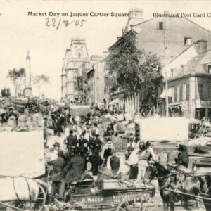 Canada Montreal Market Day Jaques Cartier Sq