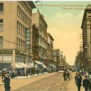 Canada Toronto Queen Street from City Hall Square