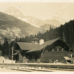 Canada Glacier Railway Station photocard