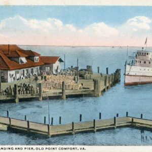 Canada Steamboat Landing Pier Old Point Comfort ed Kaufmann