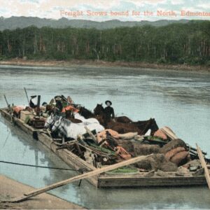 Canada Edmonton Freight Scows ed Valentine