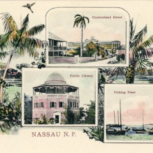 Bahamas Nassau Multi View early postcard