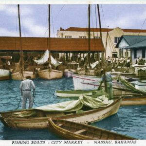 Bahamas Fishing Boats and City Market ed Sands