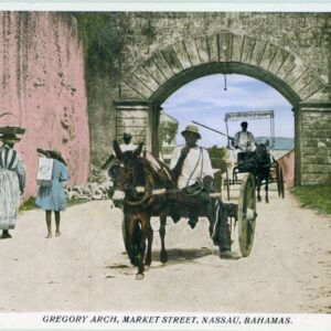 Bahamas Nassau Gregory Arch Donkey Carts ed Sands
