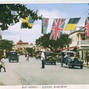 Bahamas Nassau Bay Street Flags ed Sands