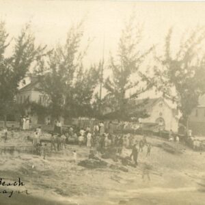 Bahamas Inagua Landing Beach 1910 to France ed Mortimer