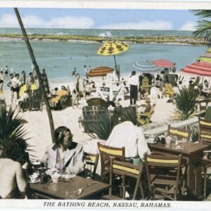 Bahamas Nassau Bathing Beach 1939 to Canada ed Sands