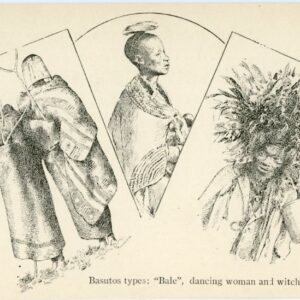 Basutoland Bale Dancing Woman and Witch Doctor ed Morija #11