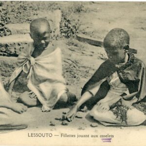 Basutoland Lesotho Little Girls Play 1922