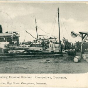 British Guiana Loading Steamer 1906 to England ed Kaps