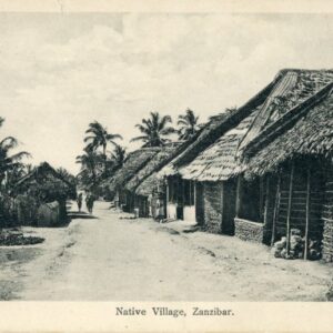 Zanzibar Native Village 1910 to Austria ed Gomes