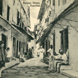 Zanzibar Bazaar Street 1925 to Paris ed Pereira de Lord