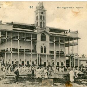Zanzibar Sultan's Palace 1907 to Austria ed Pereira de Lord