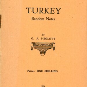 Turkey Random Notes by Higlett 1929