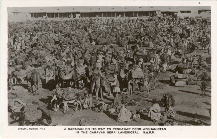 Pakistan Landi Kotal Camel Caravan Serai NWFP ed Mehra