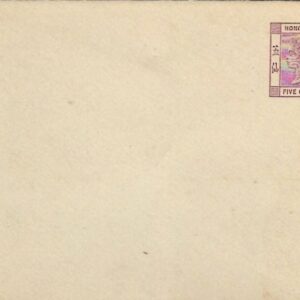 1901 Hong Kong 5c Postal Stationery Envelope