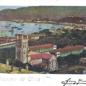1899 Hong Kong Postcard Postage Due Rehau Germany
