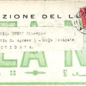 1949 Eritrea BMA MEF Newspaper to Bologna