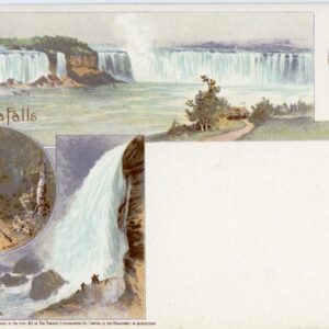 Canada Niagara Falls early litho