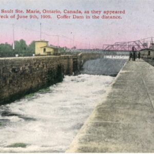 Canada Locks at Sault after Great Wreck of 1909