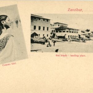 Zanzibar Comoro Girl & Sea Beach ed Coutinho