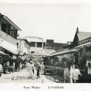 Zanzibar Fruit Market photocard to France