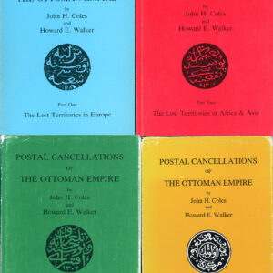 Turkey Postal Cancellations Ottoman Empire by Coles and Walker set