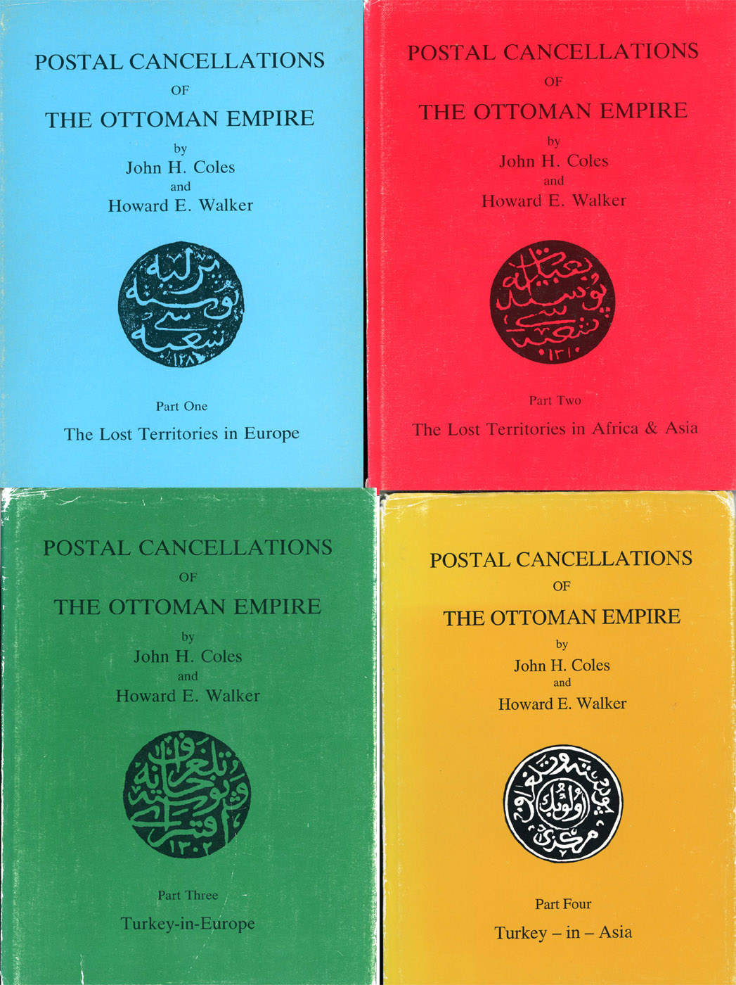 Turkey Postal Cancellations Ottoman Empire by Coles and Walker set