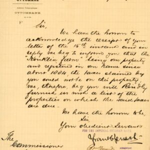 1896 Cyprus Larnaca Imperial Ottoman Bank