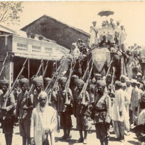 India Wedding Procession Elephant photo Guerra Mhow