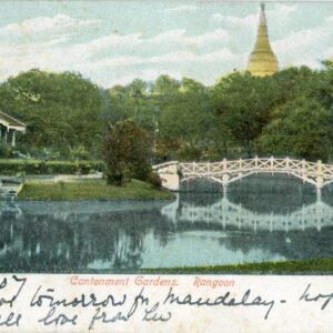 Burma Cantonment Gardens Sea Post 1907 to Southampton ed Ahuja