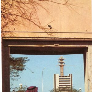 1983 Kuwait Shamiya Gate 40f flowers to Austria