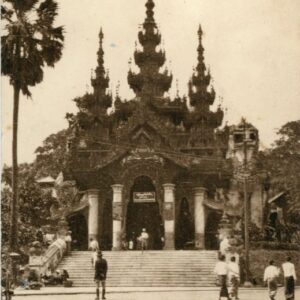 Burma Shwe Dagon Pagoda 1930 to London ed American Baptist Mission