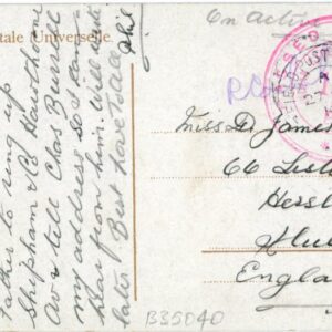 1916 India Egypt IEF 132 censored to Hull