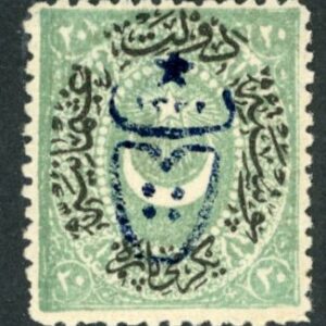 1917 Turkey PTT opt 20pa Dulos Isfila 743var *