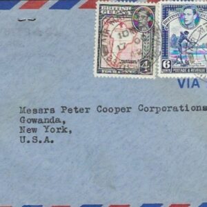 1942 British Guiana Censored Airmail to USA