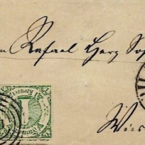 1863 Germany Thurn Taxis Dillenburg Outer Letter