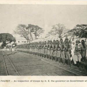 Gambia Inspection of Troops by Governor