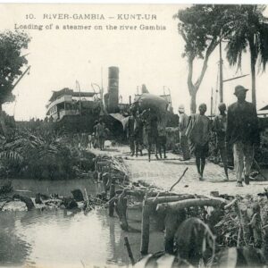 Gambia Kuntaur Kuntur Loading Steamer