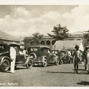Gambia Wellington Street 1 1/2d Coronation to Senegal