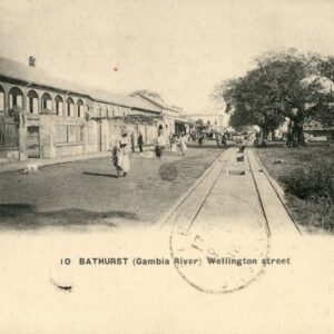Gambia Wellington Street 1912 to France ed MHP