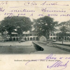 Gambia Maurel Freres 1906 to Paris