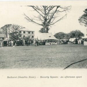 Gambia MacCarthy Square Afternoon Sport 1909 to Oxford