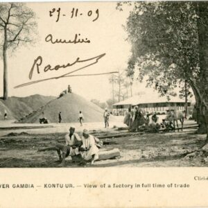 Gambia Kuntaur Factory 1909 to Bordeaux